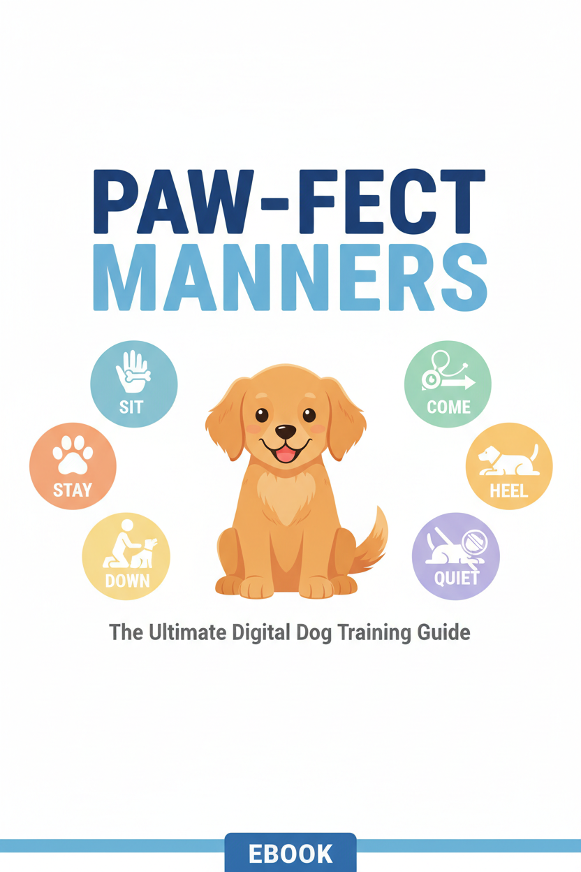 Capa do e-book Guia Completo de Treino para Cachorros