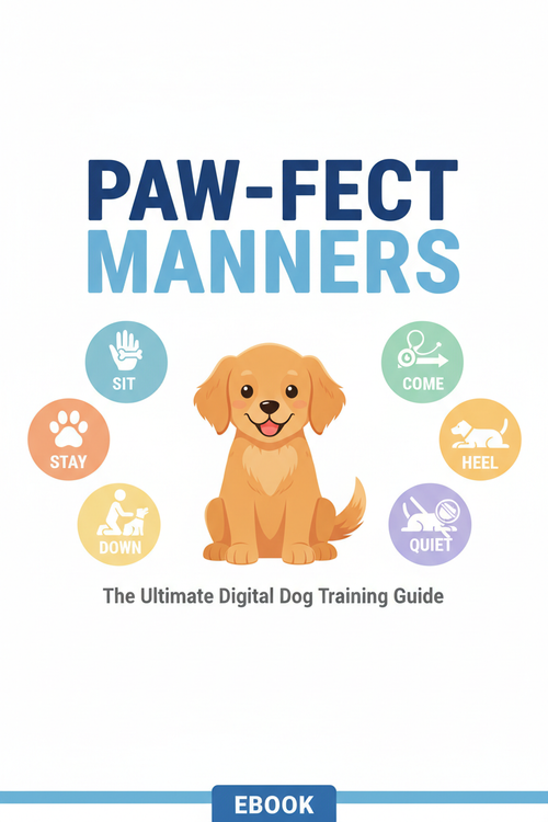 Capa do e-book Guia Completo de Treino para Cachorros